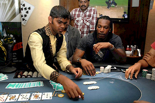 Chris Gayle Poker