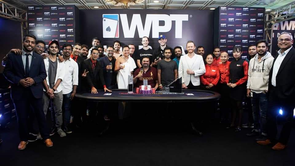 Wpt pokertable and winner